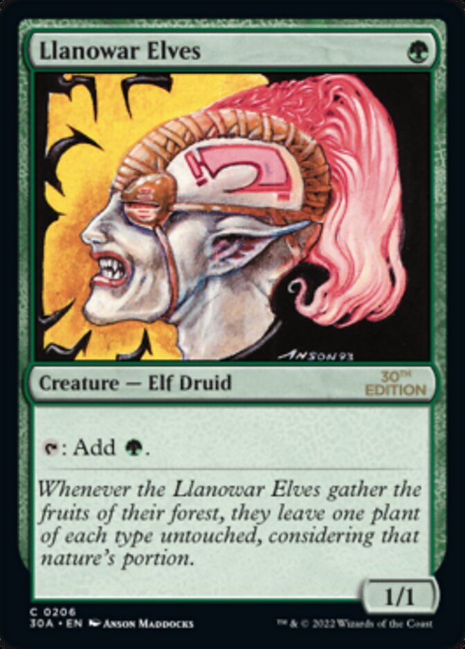 Llanowar Elves [30th Anniversary Edition] | Pegasus Games WI