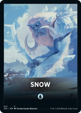 Snow Theme Card [Jumpstart 2022 Front Cards] | Pegasus Games WI
