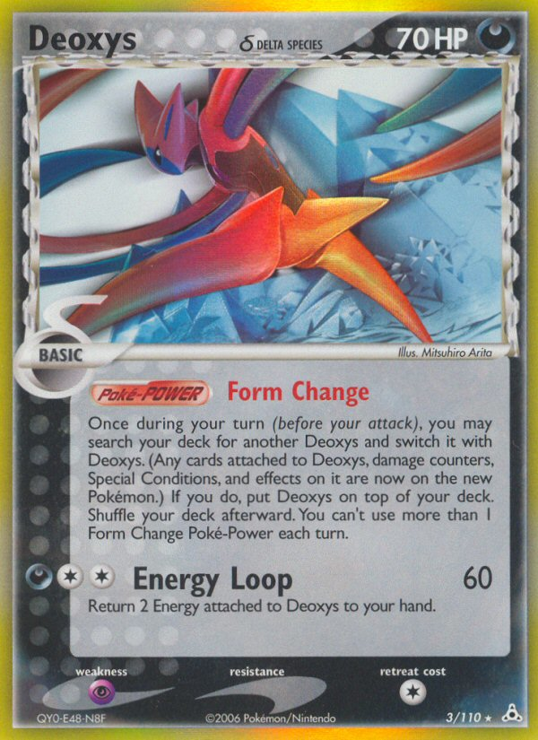 Deoxys (3/110) (Delta Species) [EX: Holon Phantoms] | Pegasus Games WI