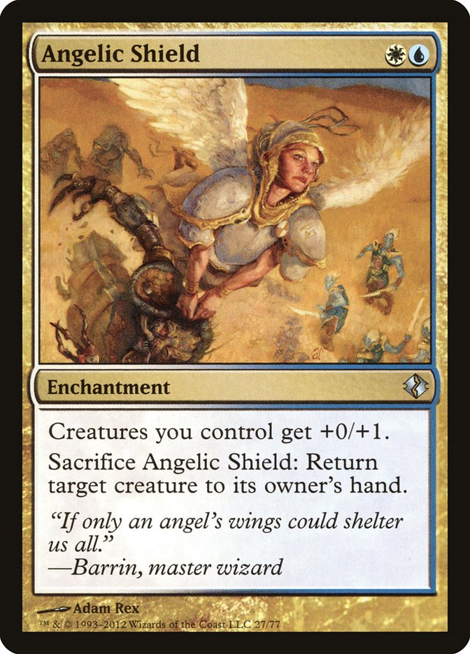 Angelic Shield [Duel Decks: Venser vs. Koth] | Pegasus Games WI