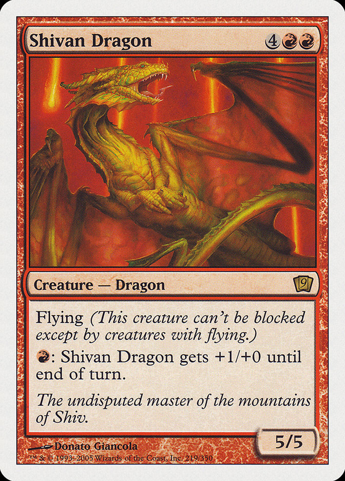 Shivan Dragon [Ninth Edition] | Pegasus Games WI