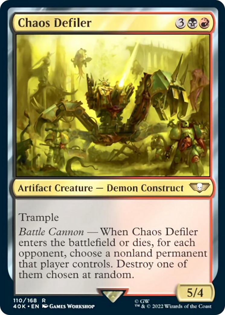 Chaos Defiler (Surge Foil) [Warhammer 40,000] | Pegasus Games WI