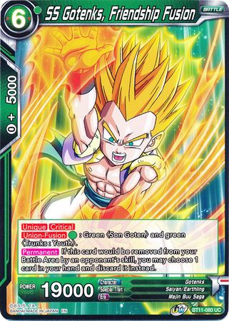 SS Gotenks, Friendship Fusion [BT11-080] | Pegasus Games WI