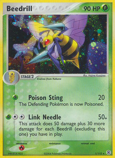 Beedrill (1/112) [EX: FireRed & LeafGreen] | Pegasus Games WI