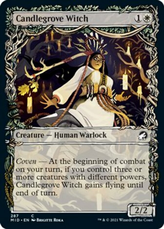 Candlegrove Witch (Showcase Equinox) [Innistrad: Midnight Hunt] | Pegasus Games WI