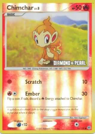 Chimchar (76/130) [Burger King Promos: 2008 Collection] | Pegasus Games WI