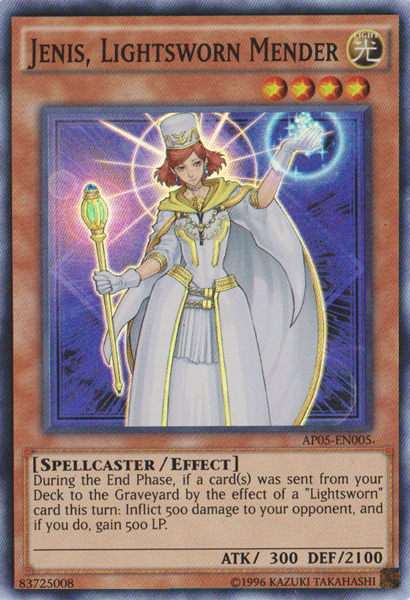 Jenis, Lightsworn Mender [AP05-EN005] Super Rare | Pegasus Games WI