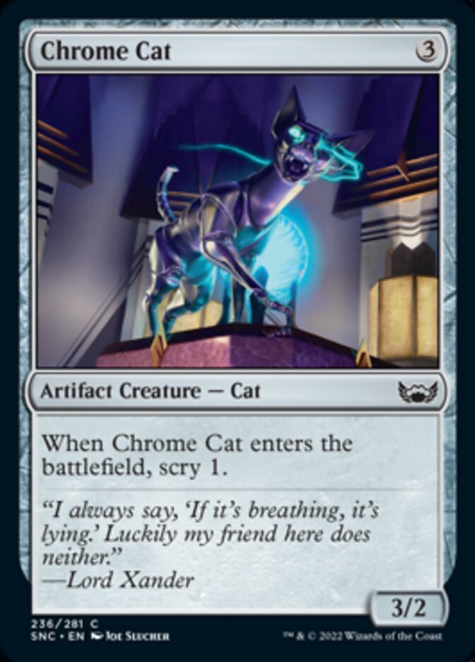 Chrome Cat [Streets of New Capenna] | Pegasus Games WI