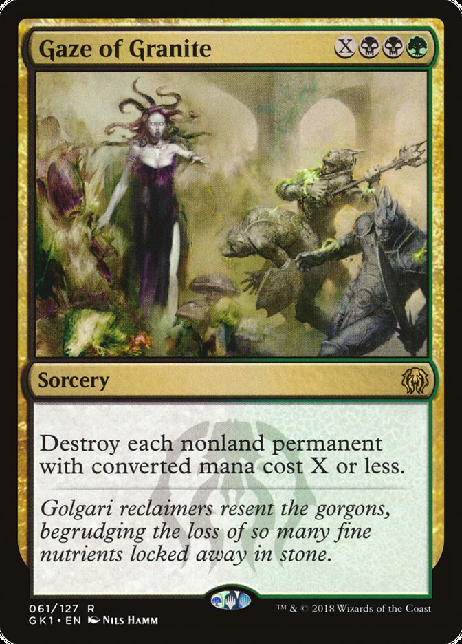 Gaze of Granite [Guilds of Ravnica Guild Kit] | Pegasus Games WI
