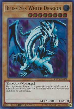 Blue-Eyes White Dragon (Oversized) [KACB-EN001] Promo | Pegasus Games WI