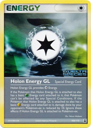 Holon Energy GL (105/113) (Stamped) [EX: Delta Species] | Pegasus Games WI