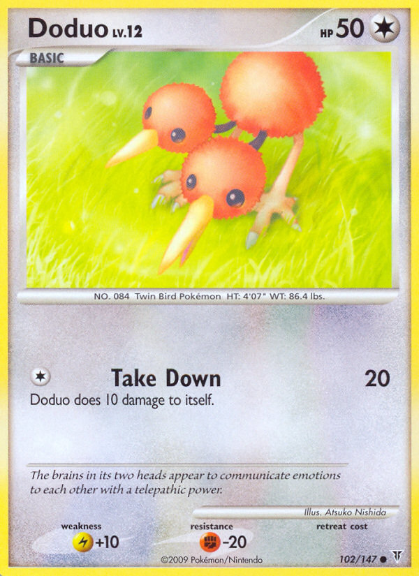 Doduo (102/147) [Platinum: Supreme Victors] | Pegasus Games WI