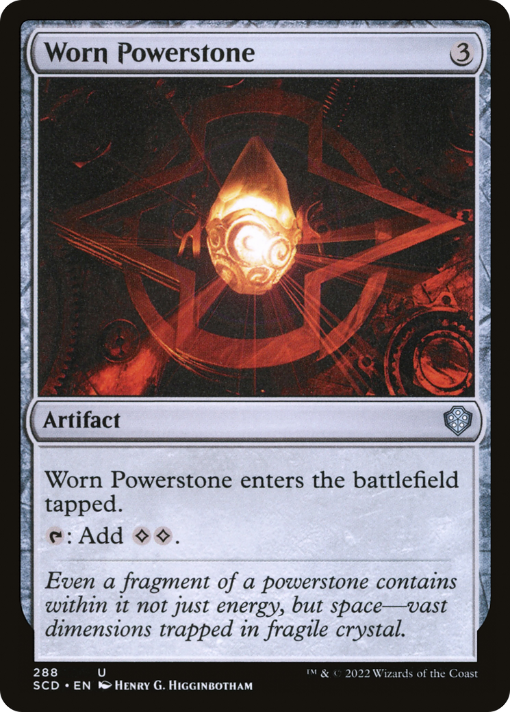 Worn Powerstone [Starter Commander Decks] | Pegasus Games WI