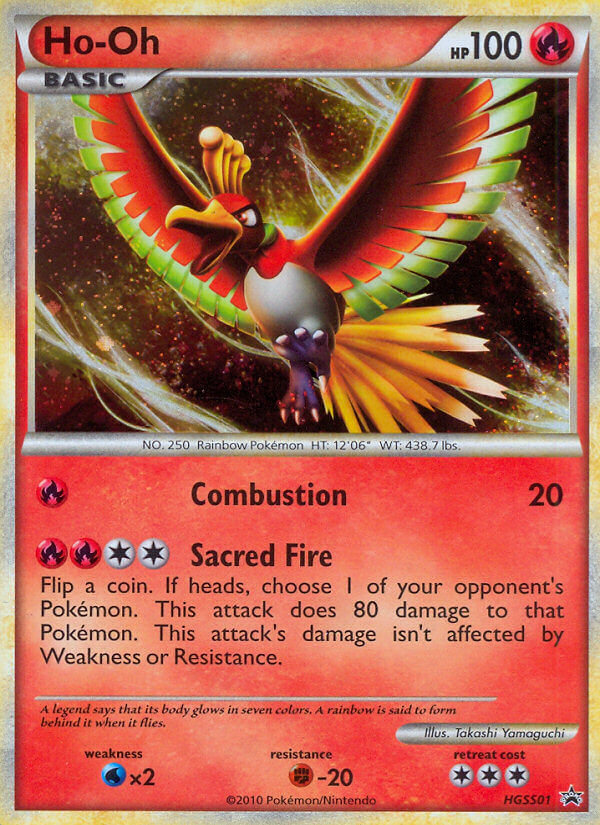 Ho-Oh (HGSS01) [HeartGold & SoulSilver: Black Star Promos] | Pegasus Games WI