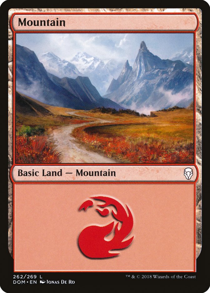 Mountain (262) [Dominaria] | Pegasus Games WI