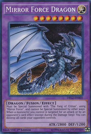 Mirror Force Dragon [DRL2-EN005] Secret Rare | Pegasus Games WI