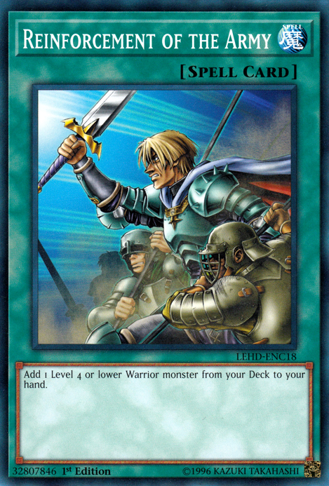 Reinforcement of the Army [LEHD-ENC18] Common | Pegasus Games WI