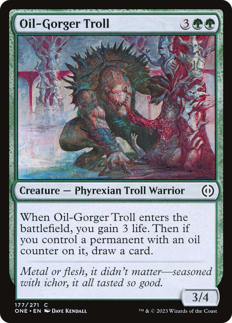 Oil-Gorger Troll [Phyrexia: All Will Be One] | Pegasus Games WI