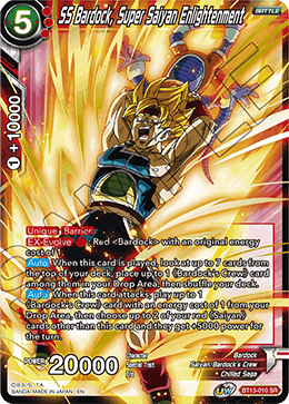 SS Bardock, Super Saiyan Enlightenment (Super Rare) [BT13-010] | Pegasus Games WI