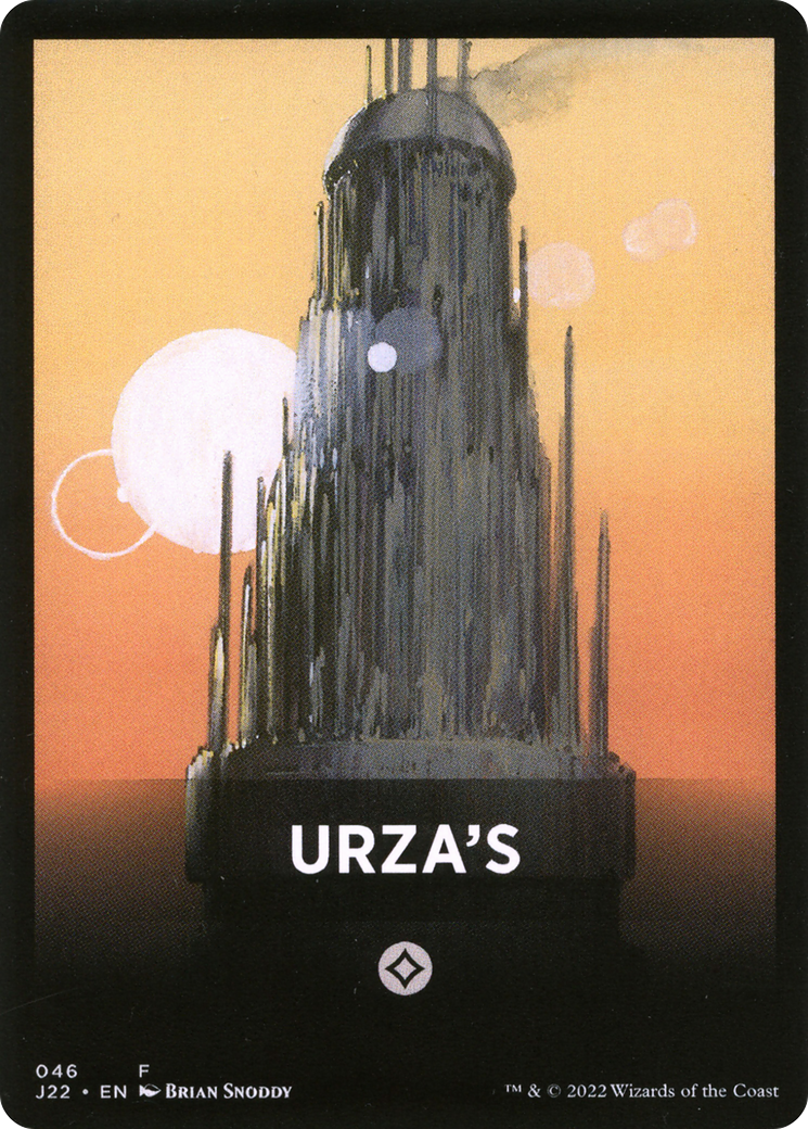 Urza's Theme Card [Jumpstart 2022 Front Cards] | Pegasus Games WI