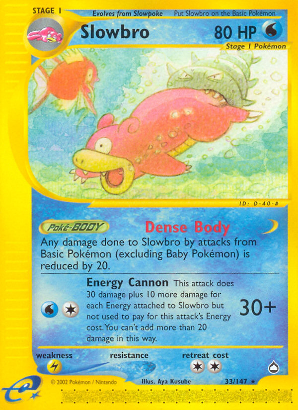 Slowbro (33/147) [Aquapolis] | Pegasus Games WI