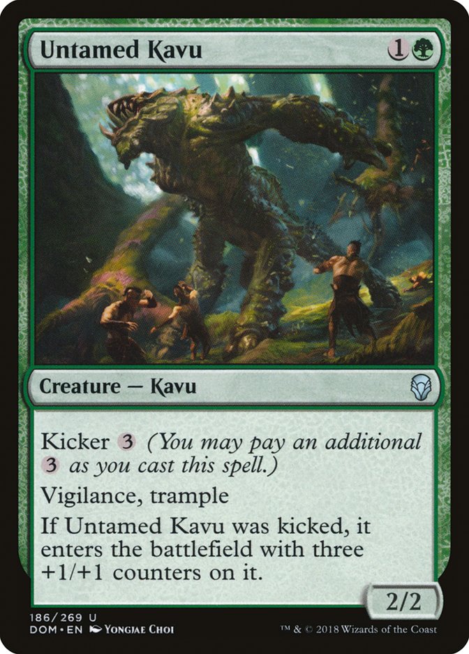 Untamed Kavu [Dominaria] | Pegasus Games WI