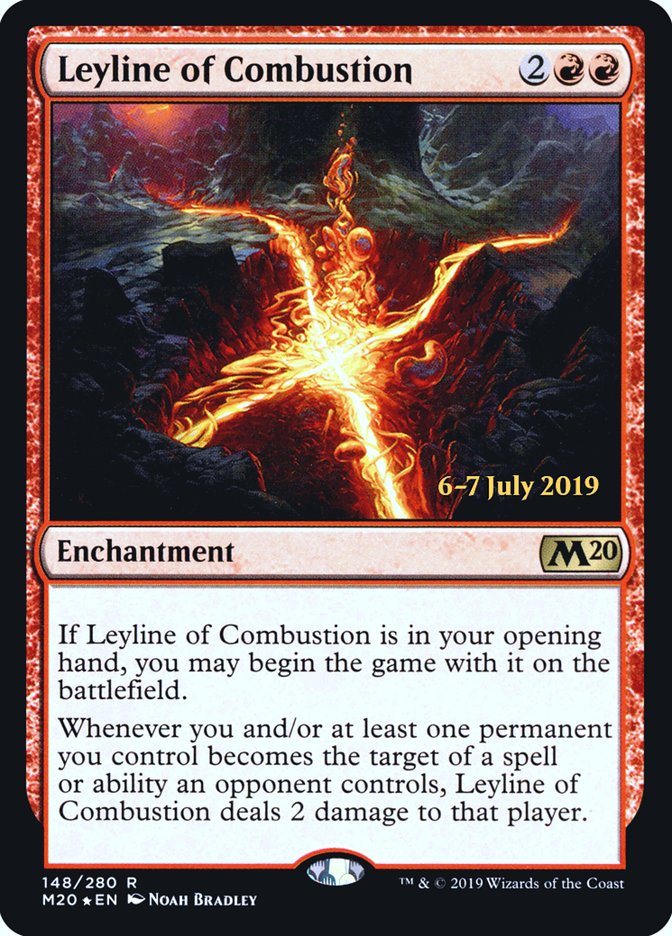 Leyline of Combustion [Core Set 2020 Prerelease Promos] | Pegasus Games WI