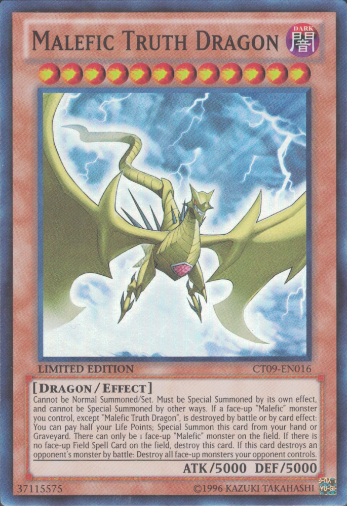 Malefic Truth Dragon [CT09-EN016] Super Rare | Pegasus Games WI
