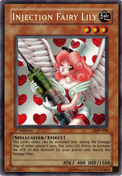 Injection Fairy Lily [LOD-100] Secret Rare | Pegasus Games WI