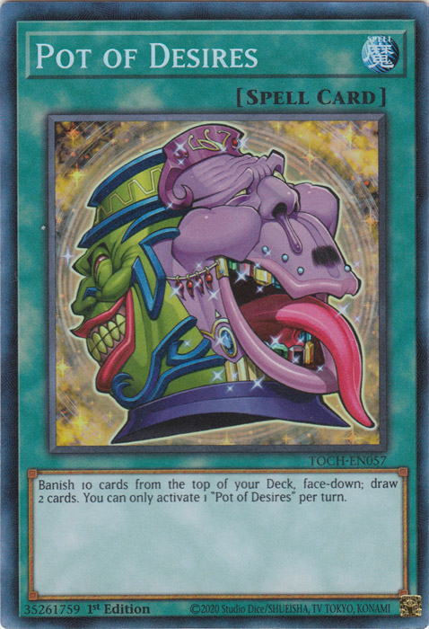 Pot of Desires (CR) [TOCH-EN057] Collector's Rare | Pegasus Games WI