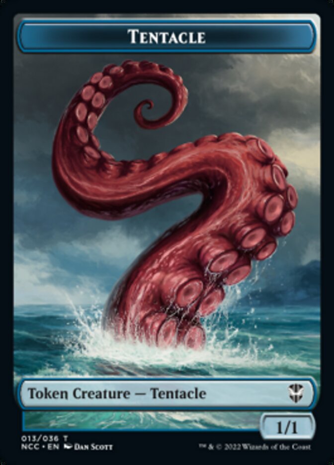 Tentacle // Clue Double-Sided Token [Streets of New Capenna Commander Tokens] | Pegasus Games WI