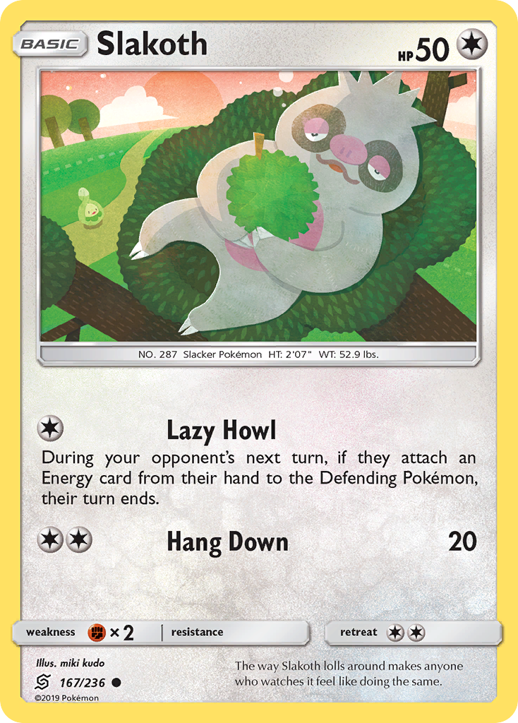 Slakoth (167/236) [Sun & Moon: Unified Minds] | Pegasus Games WI