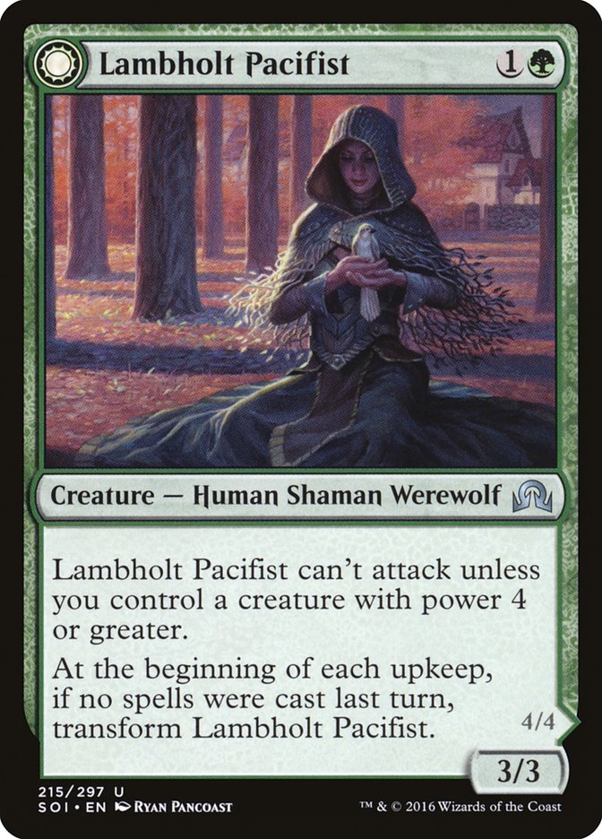 Lambholt Pacifist // Lambholt Butcher [Shadows over Innistrad] | Pegasus Games WI