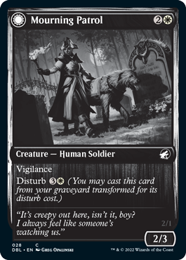 Mourning Patrol // Morning Apparition [Innistrad: Double Feature] | Pegasus Games WI