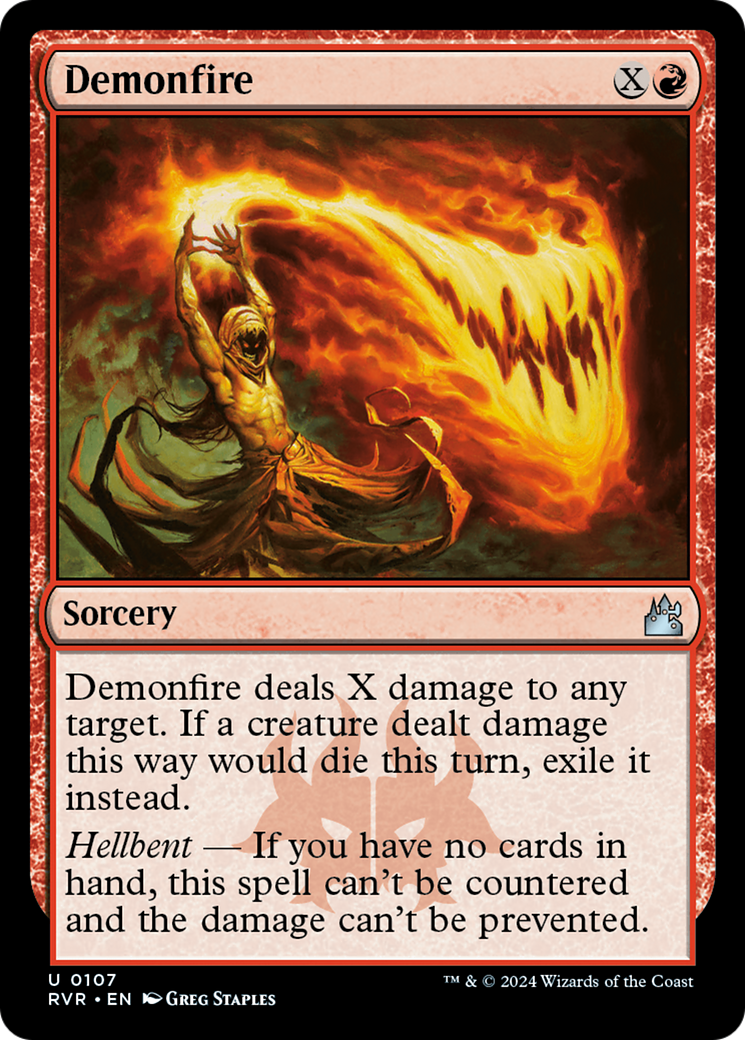 Demonfire [Ravnica Remastered] | Pegasus Games WI
