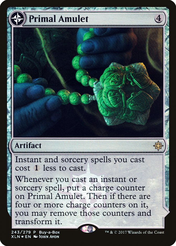 Primal Amulet // Primal Wellspring (Buy-A-Box) [Ixalan Treasure Chest] | Pegasus Games WI