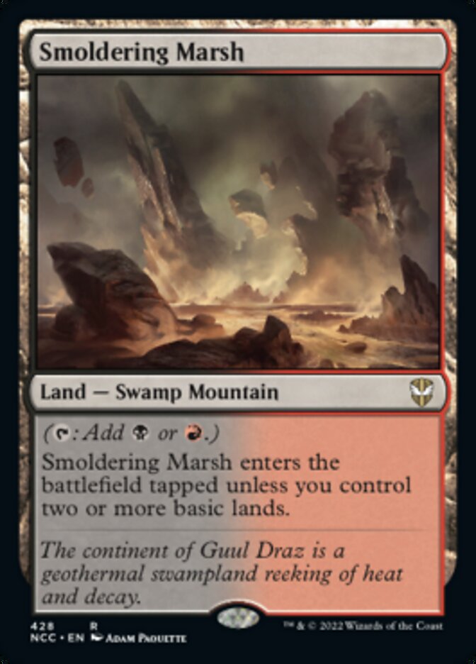Smoldering Marsh [Streets of New Capenna Commander] | Pegasus Games WI