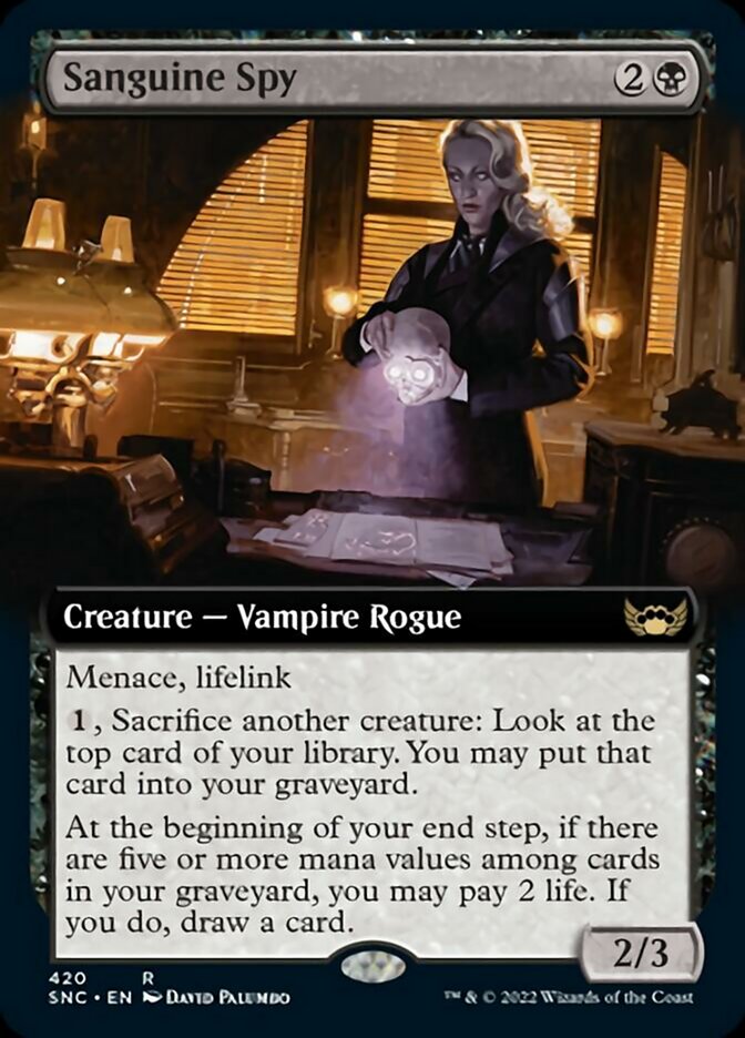 Sanguine Spy (Extended Art) [Streets of New Capenna] | Pegasus Games WI