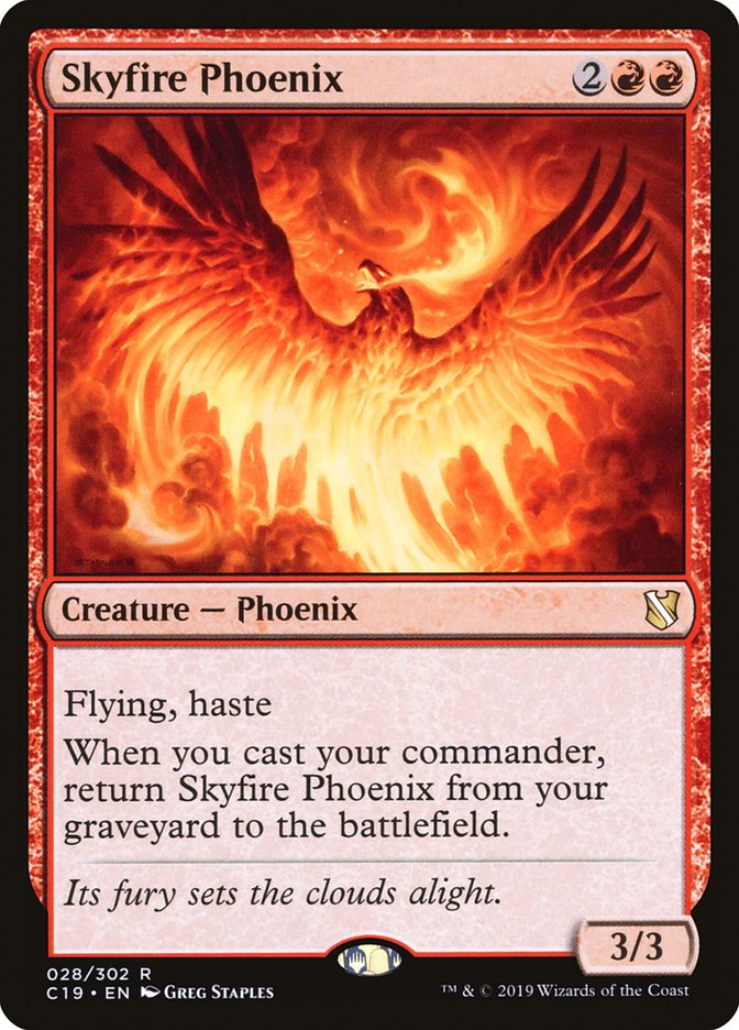 Skyfire Phoenix [Commander 2019] | Pegasus Games WI