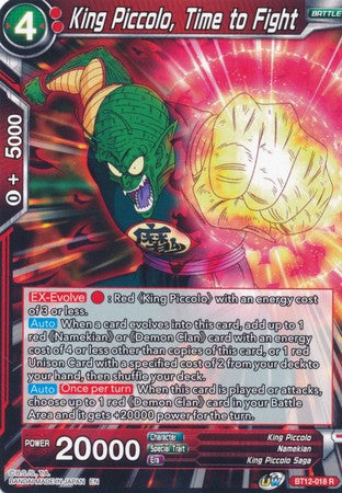 King Piccolo, Time to Fight [BT12-018] | Pegasus Games WI