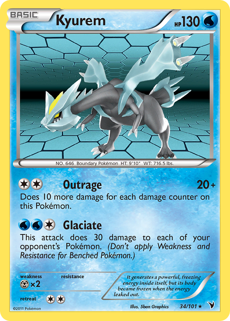 Kyurem (34/101) [Black & White: Noble Victories] | Pegasus Games WI