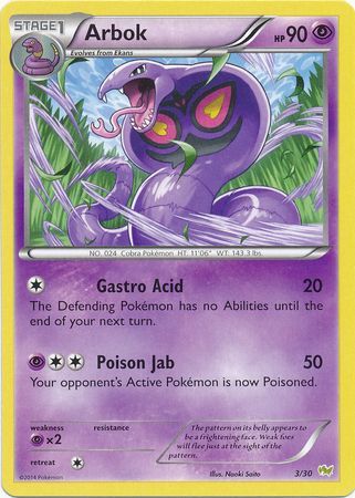 Arbok (3/30) [XY: Trainer Kit - Noivern] | Pegasus Games WI