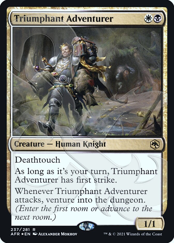 Triumphant Adventurer (Ampersand Promo) [Dungeons & Dragons: Adventures in the Forgotten Realms Promos] | Pegasus Games WI