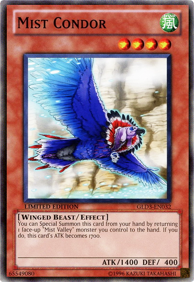 Mist Condor [GLD3-EN032] Common | Pegasus Games WI