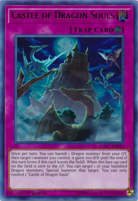 Castle of Dragon Souls [LCKC-EN051] Ultra Rare | Pegasus Games WI
