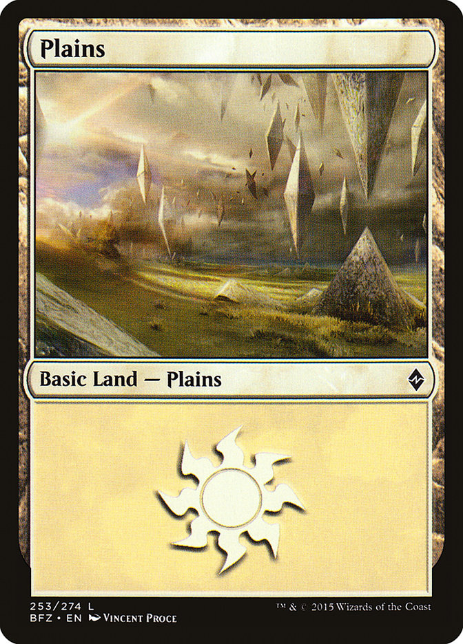 Plains (253) [Battle for Zendikar] | Pegasus Games WI