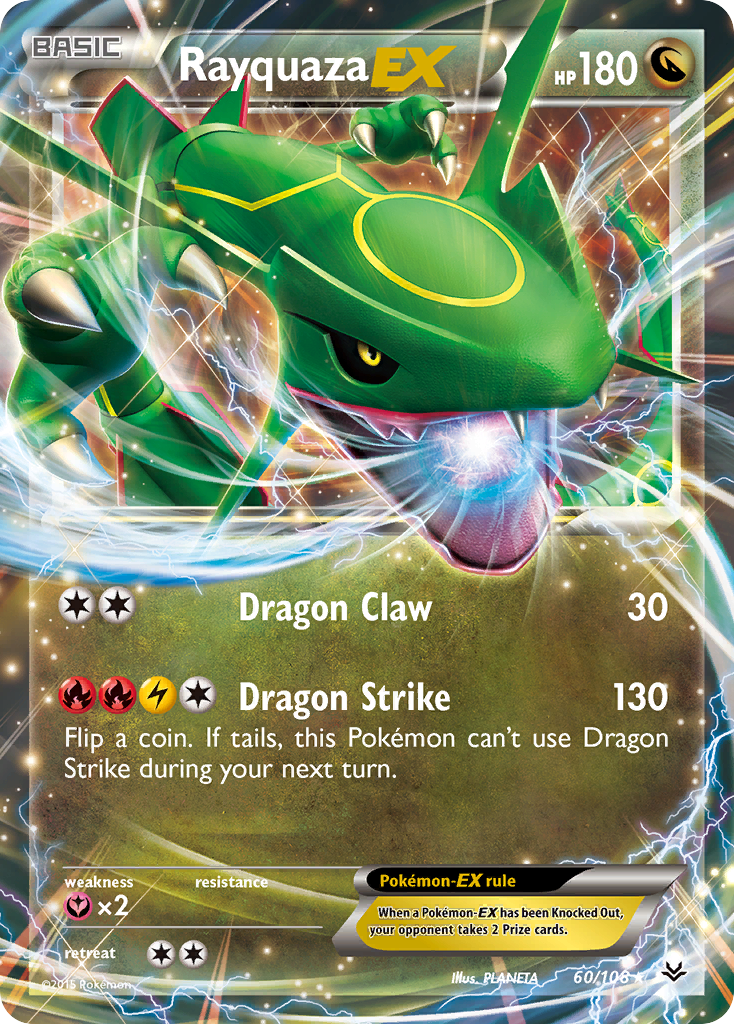 Rayquaza EX (60/108) [XY: Roaring Skies] | Pegasus Games WI