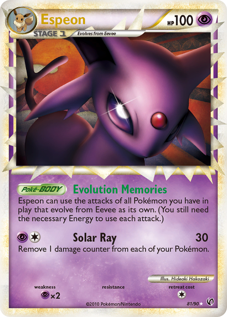 Espeon (81/90) [HeartGold & SoulSilver: Undaunted] | Pegasus Games WI