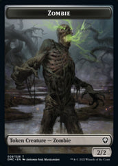 Bird (002) // Zombie Double-Sided Token [Dominaria United Tokens] | Pegasus Games WI