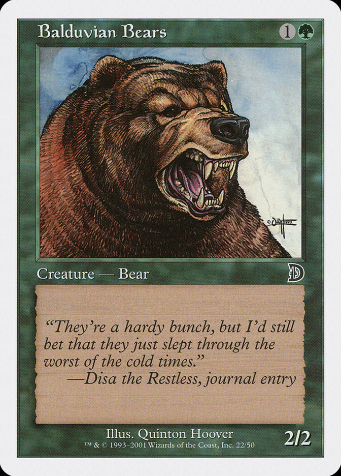 Balduvian Bears [Deckmasters] | Pegasus Games WI